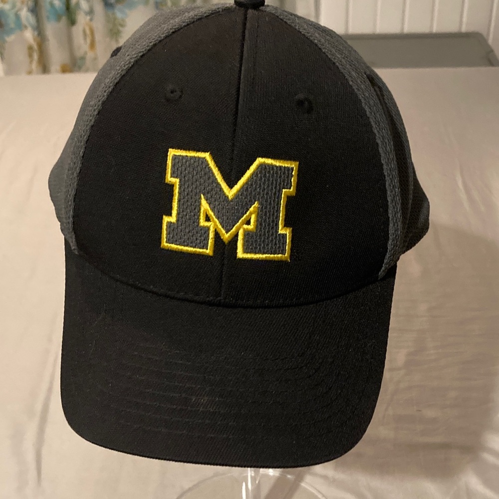 Black and Gray Cap with Yellow Logo
